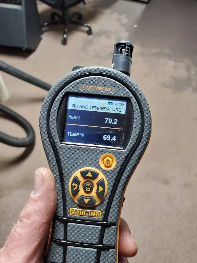 Moisture meter humidity assessment for Fire & Smoke Damage Restoration in Banning